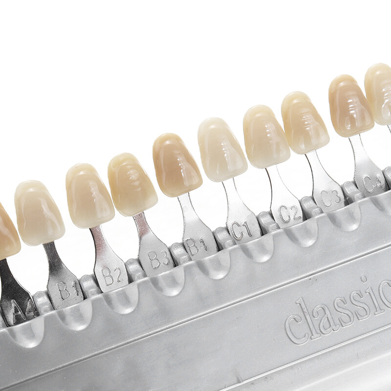 Shade Guide Teeth Dental Materials Durable Porcelain New A1D4 16