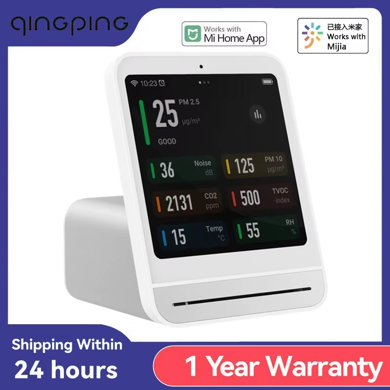 Air Detector 2 Smart Home Touch Screen Control Temperature Humidity Sensor CO2 P