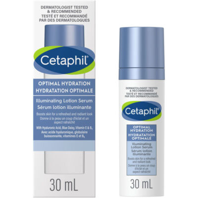 Cetaphil Optimal Hydration Illuminating Lotion Serum Instantly Absorb 30ml NEW