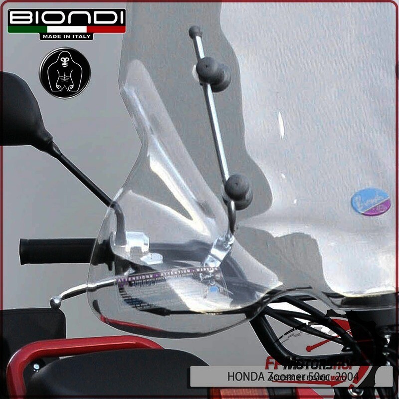KIT ATTACCHI PARABREZZA SCOOTER PER PEUGEOT LUDIX 50 HONDA ZOOMER BIONDI 8500986