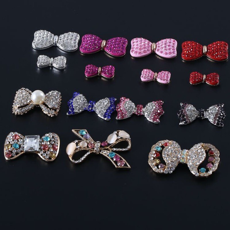 Alloy Bow Temperament Style Diy Mobile Phone Case Accessories Material