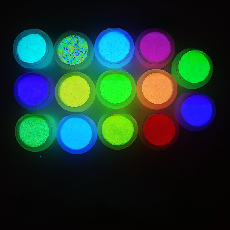 Luminous Sand Fluorescent sand DIY Fish Tank Landscape Material Glow in The Dark