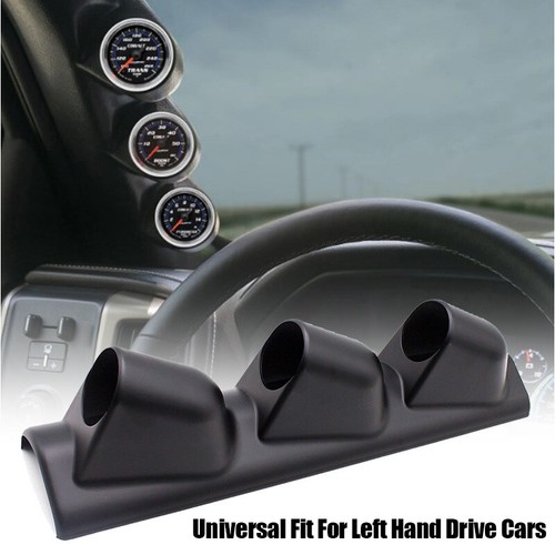 Car Universal Auto Gauge Pod Mount Holder 52/60mm A-Pillar Triple 3
