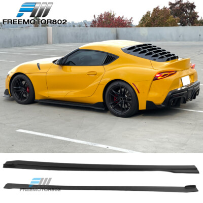 SUPRA - ※えりか※ ボード Fits 20-25 Toyota GR Supra A90 A91 IKON PP Matte Black 2PCS