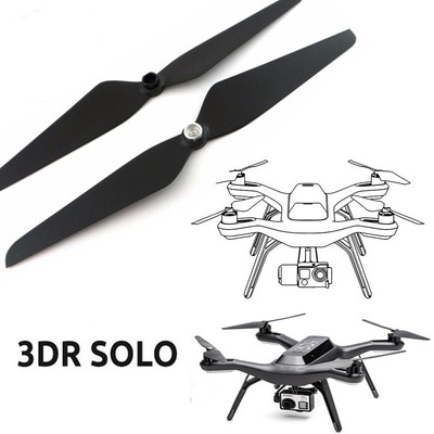2Pcs 3DR Solo 100 Brand Glass Fiber Upgrade propellers 40 1X Black  1X Silver41