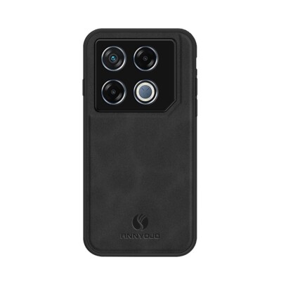 Magnetic Matte Sheepskin Leather Soft Bumper Back Case For Infinix GT 20 Pro