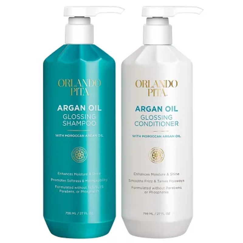 Orlando Pita Argan Oil Glossing Shampoo & Conditioner Duo (27 Fl. Oz., 2 Pk.)