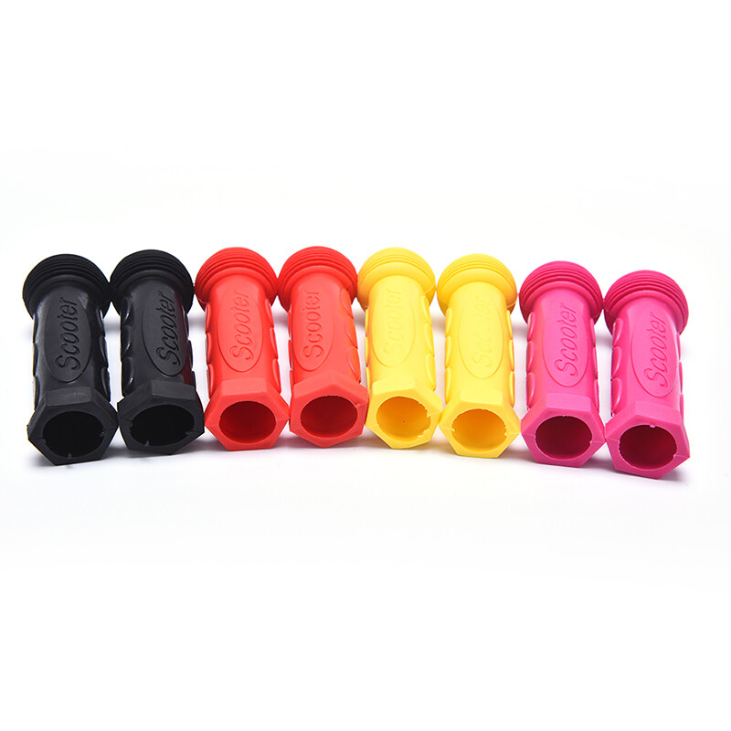 1 Pair Rubber Skateboard Scooter Handlebar Grips Children Bike Bicycle Gr~gu