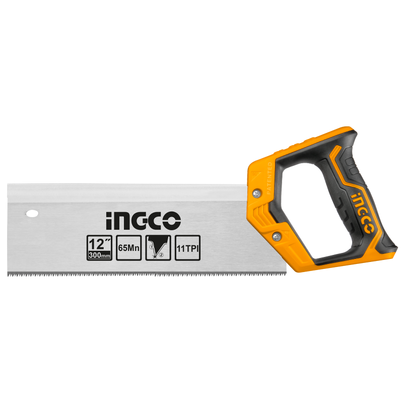 SEGA SEGACCIO PER LEGNO 300 mm CON MANIGLIA IMPUGNATURA ERGONOMICA INGCO