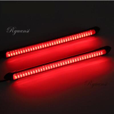 2x Sequential DRL LED Daytime Running Light Flowing Turn Signal Headlight Strip