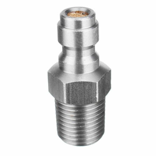 Silver Metal Paintball One Way Valve Foster HPA//N2 Fill Nipple Kit 1//8/'/' Supply