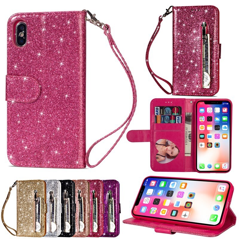 Leather Wallet Case For iPhone 6 6S 7 8 Plus 11 12 13 14 Pro