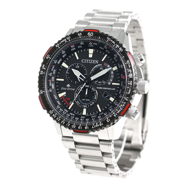 Pre-owned Citizen Promaster Sky Cb5001-57e Eco-drive Radio Watch Direct Flight From Japan