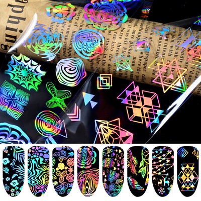 Zubehör Nagel Kunst Aufkleber Nagelfolie Nagel Schablone Maniküre Salon
