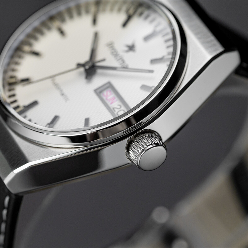 Pre-owned Proxima Men Automatic Watch 38mm Luxury Mechanical Wristwatch 200m Luminous Nh36