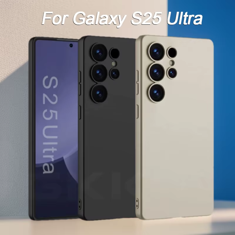 Ultra-thin Matte TPU Soft Case for Samsung Galaxy S25 Ultra Camera Protective Sk
