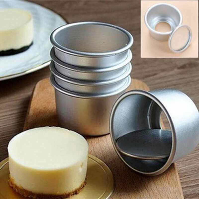 10x Mini Rund Törtchen Backblech Kuchenform Cupcake Backform Torten Muffinform e