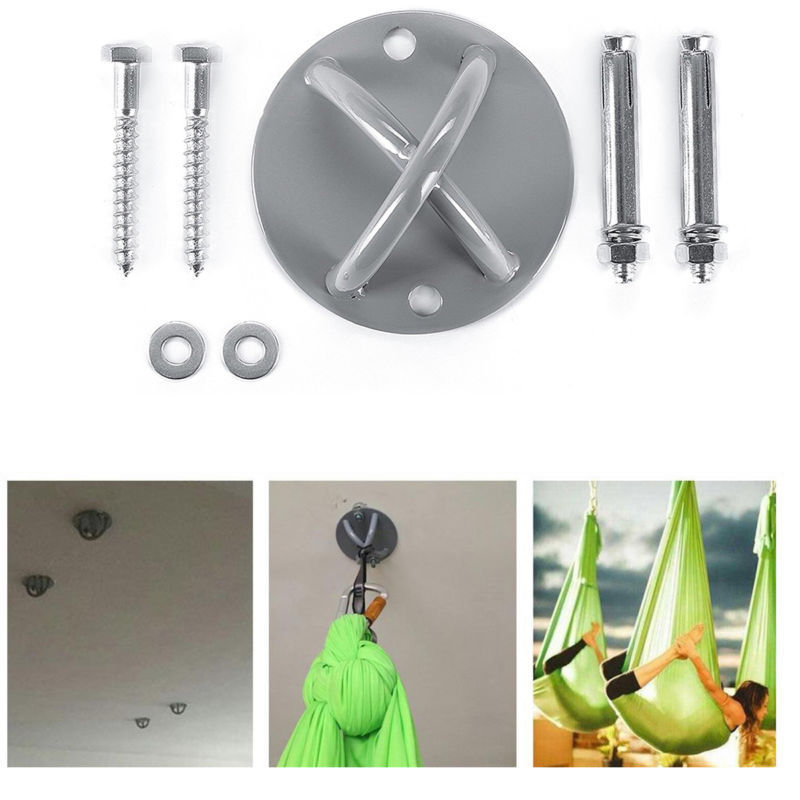 Yoga Swing Trapeze Hooks Hammock Suspension Ceiling Hanger Hanging