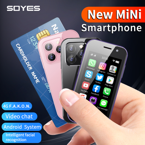 ミニスマホ　ピンク　SOYES XS15 SOYES XS15 Ultra-thin 3.0Inch Small Phone 2GB+16GB Android