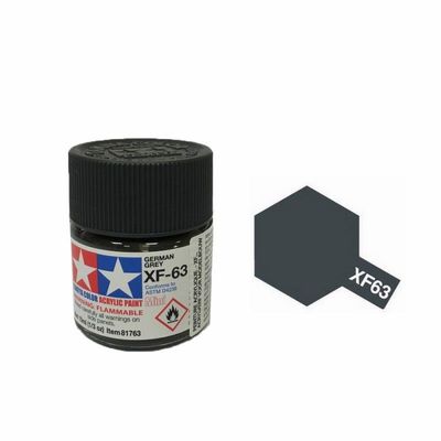 TAMIYA XF63 COLORE ACRILICO OPACO GRIGIO GERMAN GREY 10 ML ART 81763