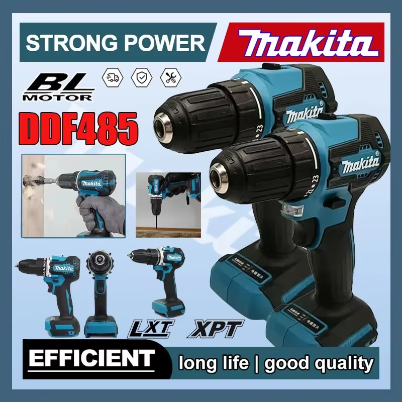 DDF485 Multi-function Screwdriver Impact Brushless Drive Rechargeable Brushless