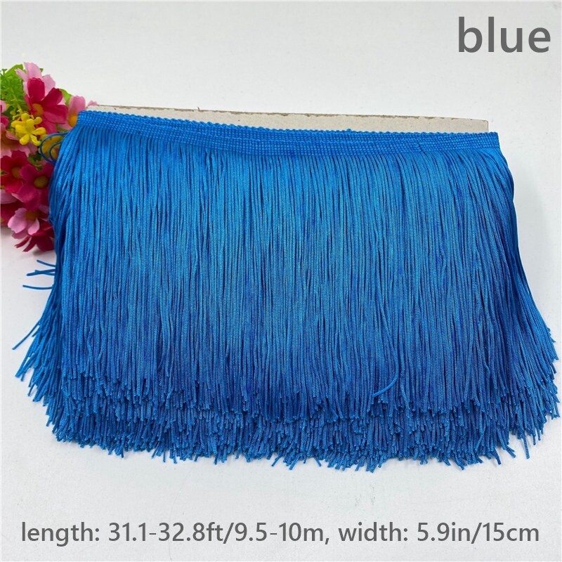 Nappe Frangia Passamanerie Cucito Tenda Decorazione Costume Danza Fai 9.5-10M