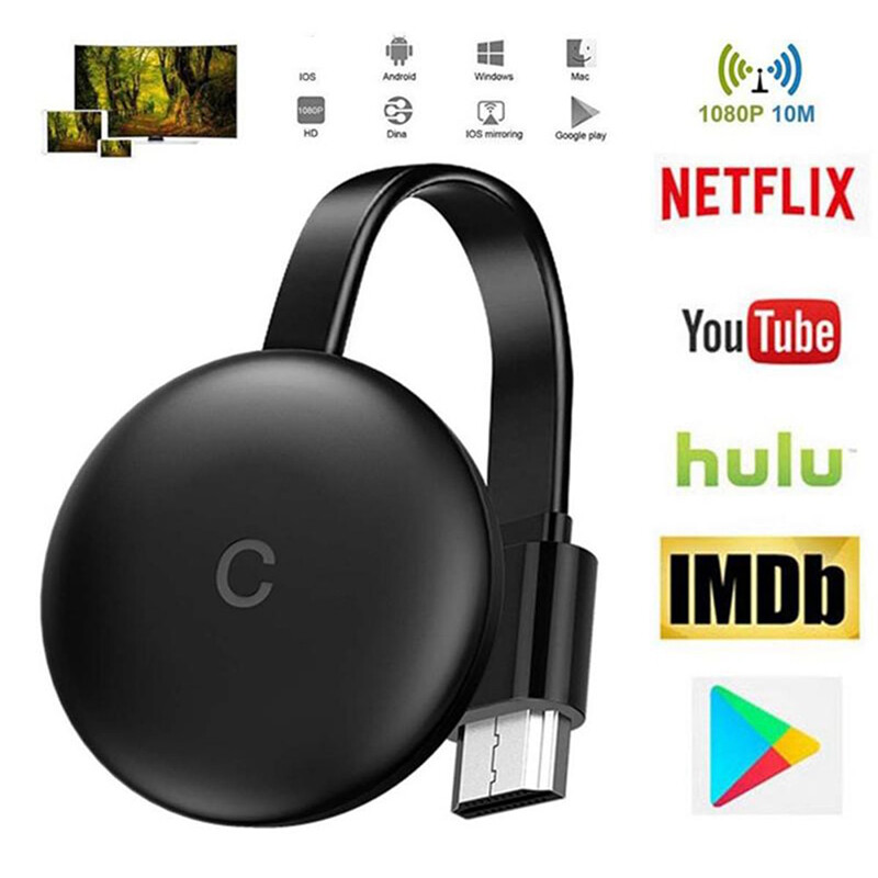 Wireless HDMI WiFi Mobile Phone Screen Projector Video Media