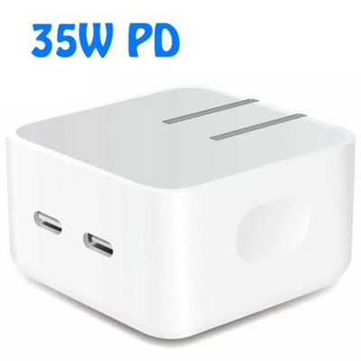 1/2X 35W USB-C Power Adapter PD Fast Charge Cable For iPhone 11/12/13 Pro/iPad