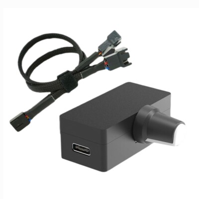 PWM Speed Controller 4Pin PWM Fan Governor PWM Governor USB TYPE-C  Supply1694