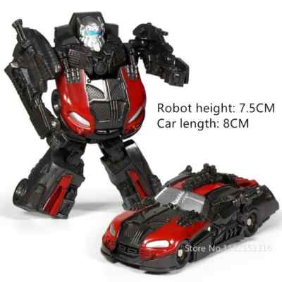 Mini Transformer Robot Toys Model Cars for Kids Gift Transforming Action Figures