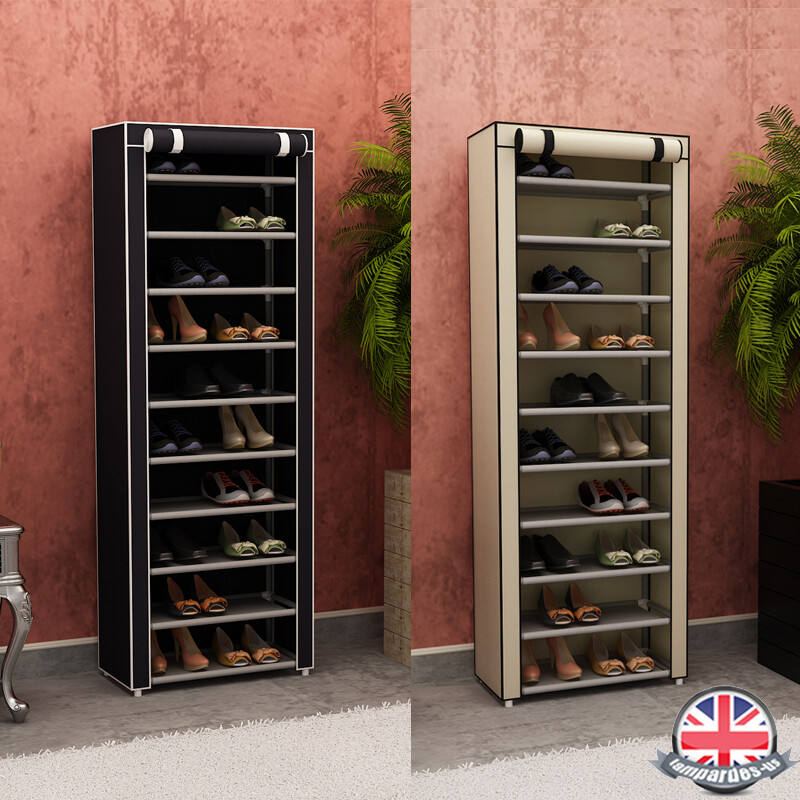 Storage Organizer Uk Shelving Hanging Home Cupboard Rail Canvas