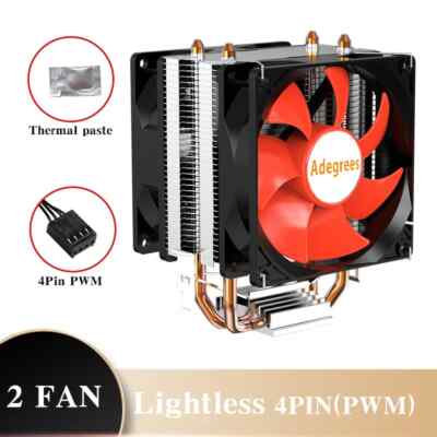 CPU Air Cooler X79 X99 3Pin PWM 4Pin Quiet Processor Cooling Fan For Intel