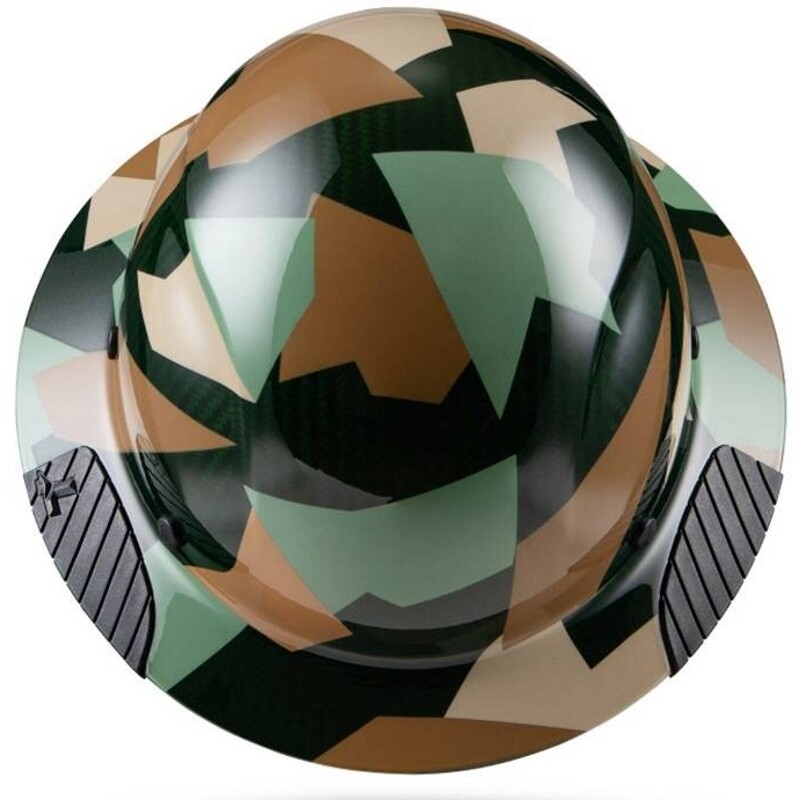 Lift Safety Dax Carbon Fiber Full Brim Hard Hat Jungle Camo HDC-20CJ- NEW