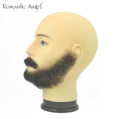 100% Human Hair Handmade Fake Mustache Beard for Entertainment/Drama/Life