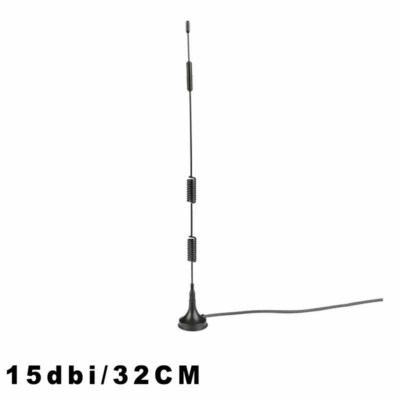 5 - 15dbi High Gain LTE Outdoor Antenna Magnetic Suction Base SMA Connector GSM