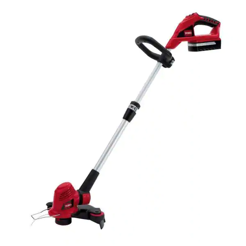 Toro 20 Volt Max Lithium Ion Cordless String Trimmer 12in Battery 2 Ah & Charger