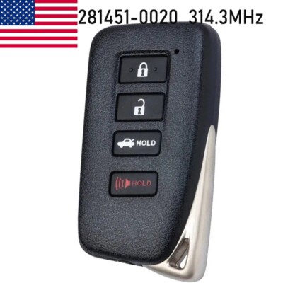 UNLOCKED FOR LEXUS ES GS SMART KEY KEYLESS REMOTE KEY FOB 281451-0020 G HYQ14FBA