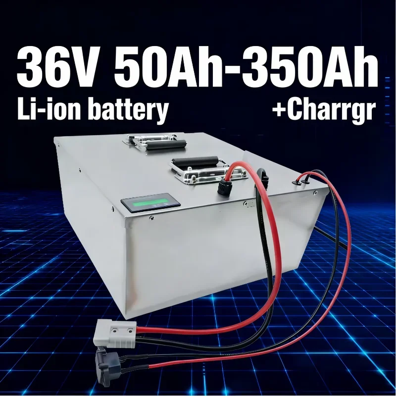 High Capacity 36V Li-ion Battery 50Ah-350Ah for AGV Golf Cart Industrial Energy