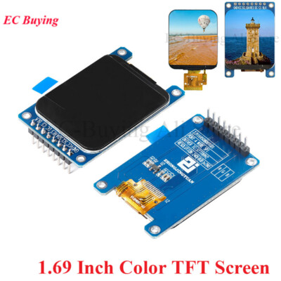 2pcs 1.69 Inch TFT Display Module IPS LCD Screen 240X280 Interface ST7789