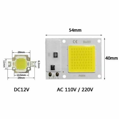 LED Chip COB Lamp Bead 10W20W30W50W100W150W200W SMD Plant grow flood light 220V