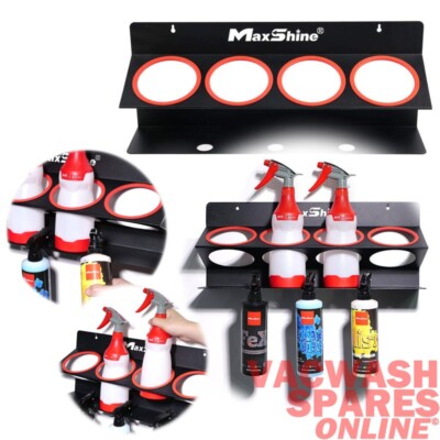MAXSHINE XL WALL MOUNTED BOTTLE HOLDER HANGER -  DETAILING - 1L (34oz) BOTTLES