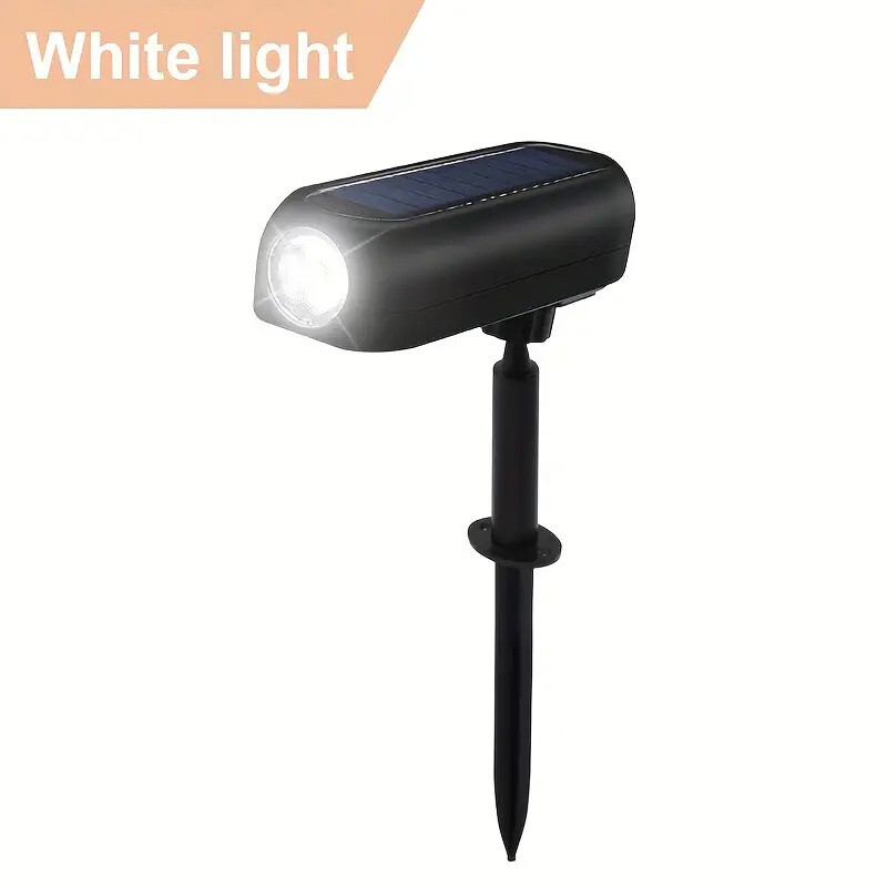 4X Bright Solar Powered LED Spotlight Waterproof Outdoor Yard Garden Spot Lights