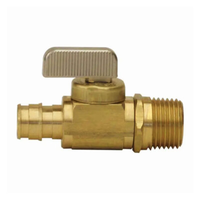 Uponor Wirsbo Q4795050 ProPEX 1/2  PEX X 1/2  MIP Ball Valve Fitting LF4795050