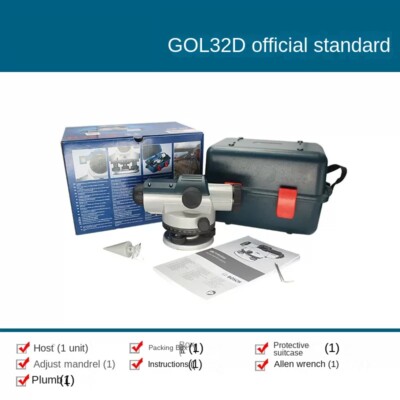 GCL32D Optical Level Device Optical Laser Level Auto Level 32x Optical Auto 