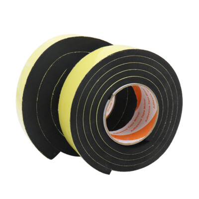 EVA black sponge foam single-sided glue strong adhesive shockproof sealing strip