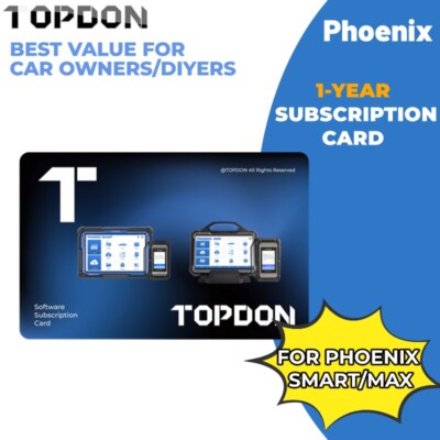 2025 TOPDON Phoenix Smart Diagnostic Tool Online Coding Topology Map Heavy-Duty