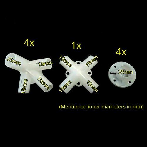 9Pcs 2519mm Ersatzteile Für 3x3m Pavillons Markisenzelt Füße Eckmittelanschluss