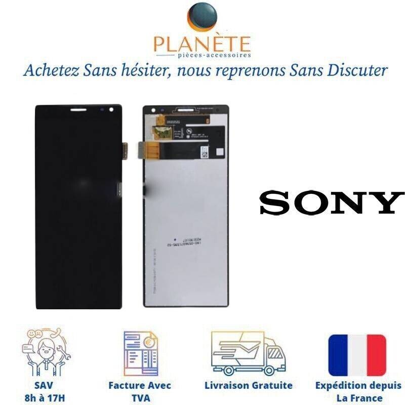 Ecran Lcd Complet Noir Sans ChÃ¢Ssis Pour Sony Xperia 10 (I4113)