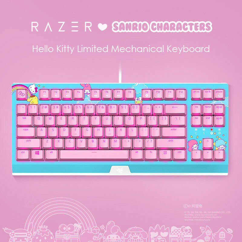 Купить Клавиатура Razer x Sanrio Hello Kitty Blackwidow XT Mechanical ...