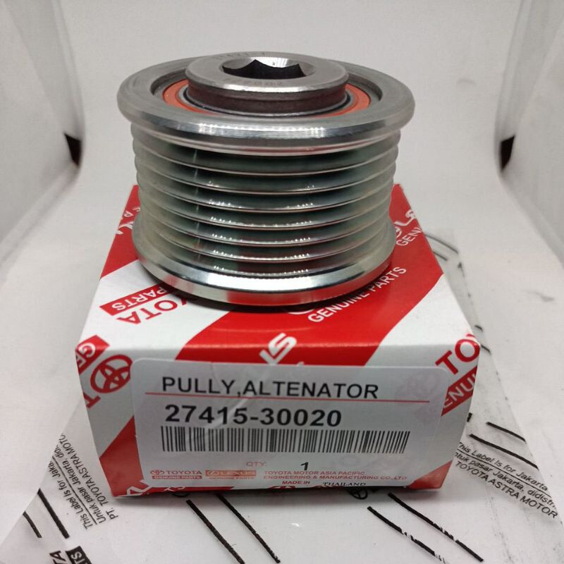27415-30020 Fits For Toyota 1KD 2KD Alternator Pulley With Clutch Genuine